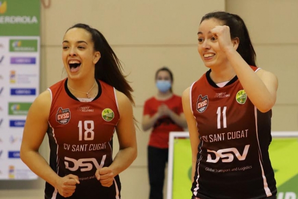 Anna Newsome i Itziar López, del DSV Club Voleibol Sant Cugat, i Ariadna Priante, convocades amb la selecció espanyola absoluta a la concentració prèvia del Preeuropeu