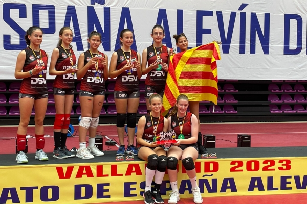 El equipo alevín del DSV Club Voleibol Sant Cugat revalida el Campeonato de España Alevín, en su tercera participación